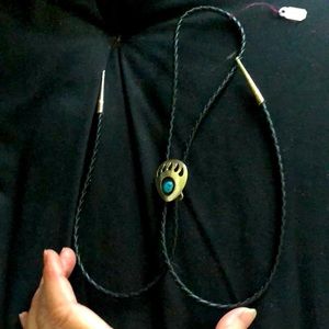 Sterling Silver and Turquoise Bear Claw Bolero